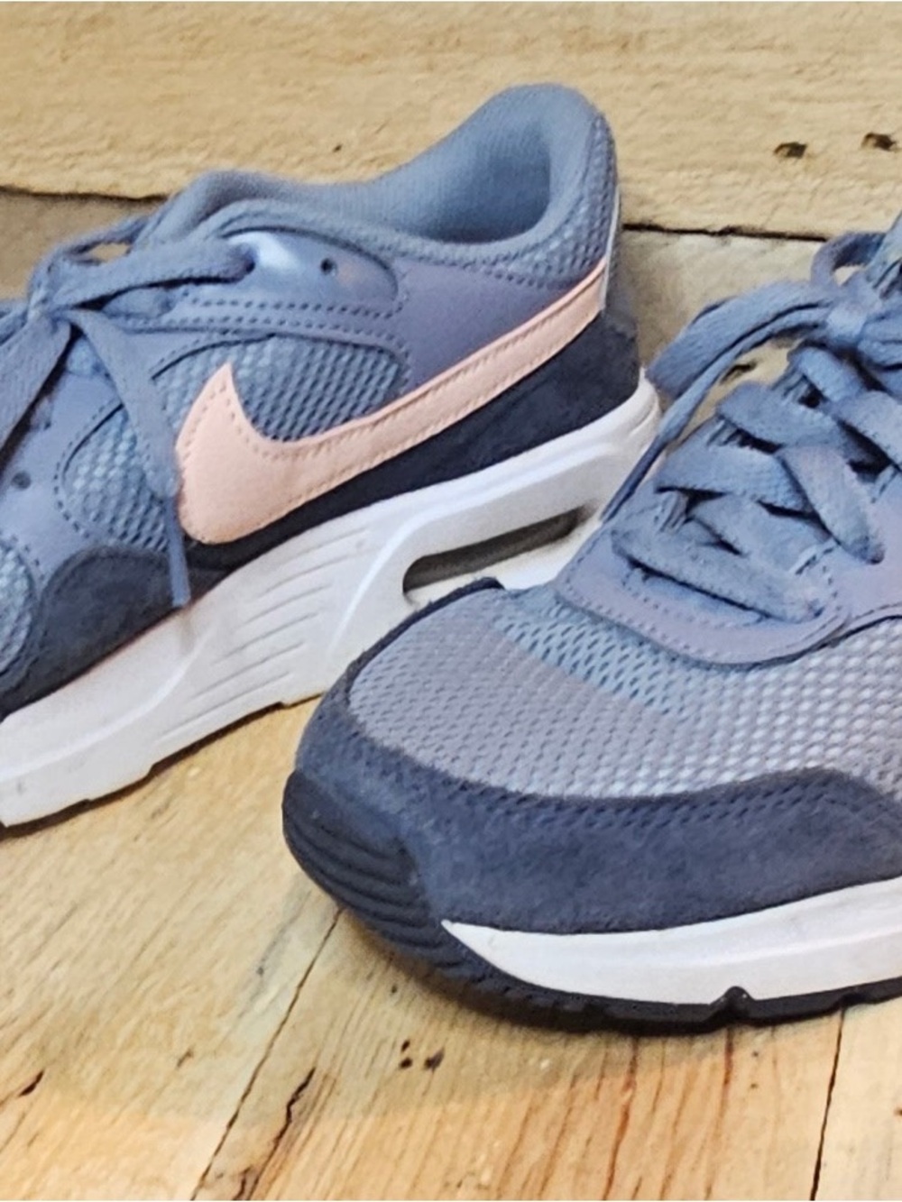 Nike Gray and Pink Athletic Sneakers